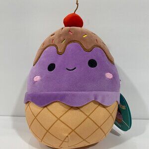 Mystery Dessert Squad Squashmallows 12” Dibbs Scented Ice Cream Cone Purple Plus